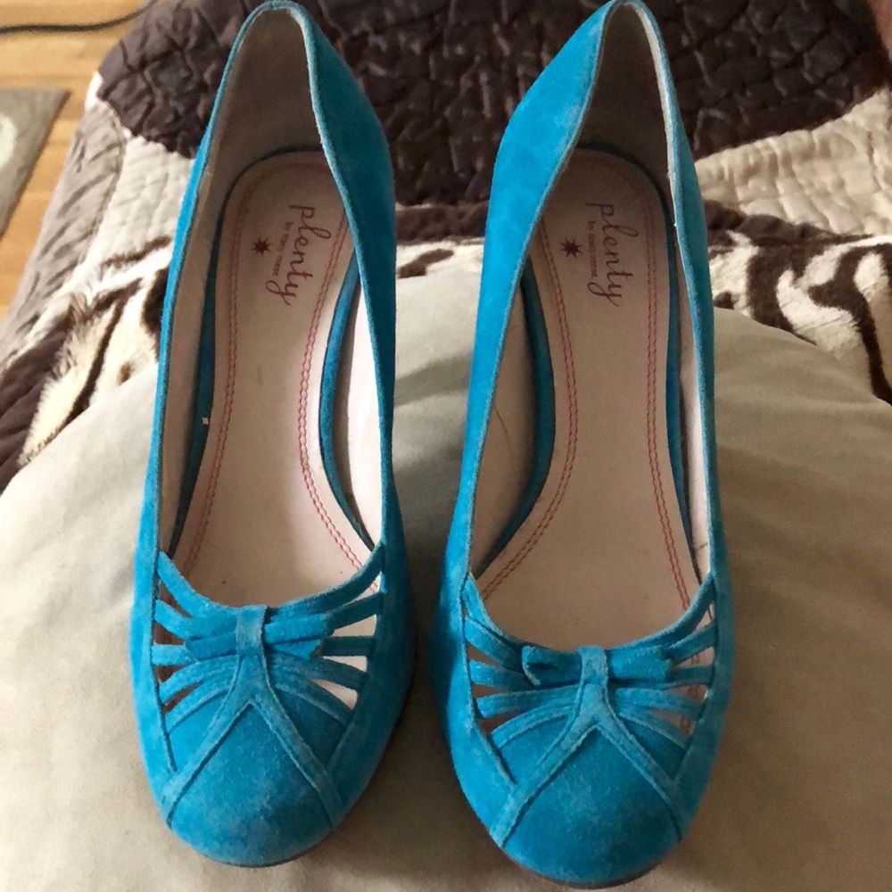 Tracy Reese suede shoes in good condition, size 37, 5 .